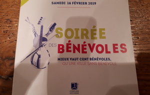 Soirée des bénévoles