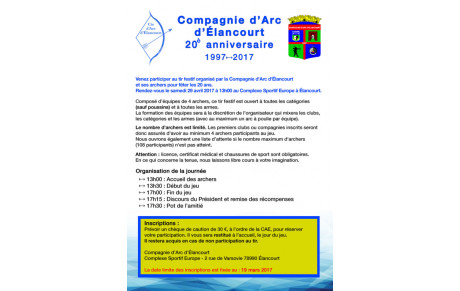 20ans de Elancourt